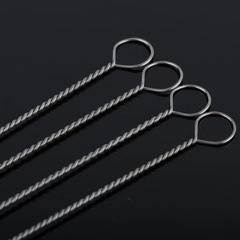 304 stainless steel straw brush, bottle straw brush, test tube cleaning brush, spiral soft bristle brush, nylon brush