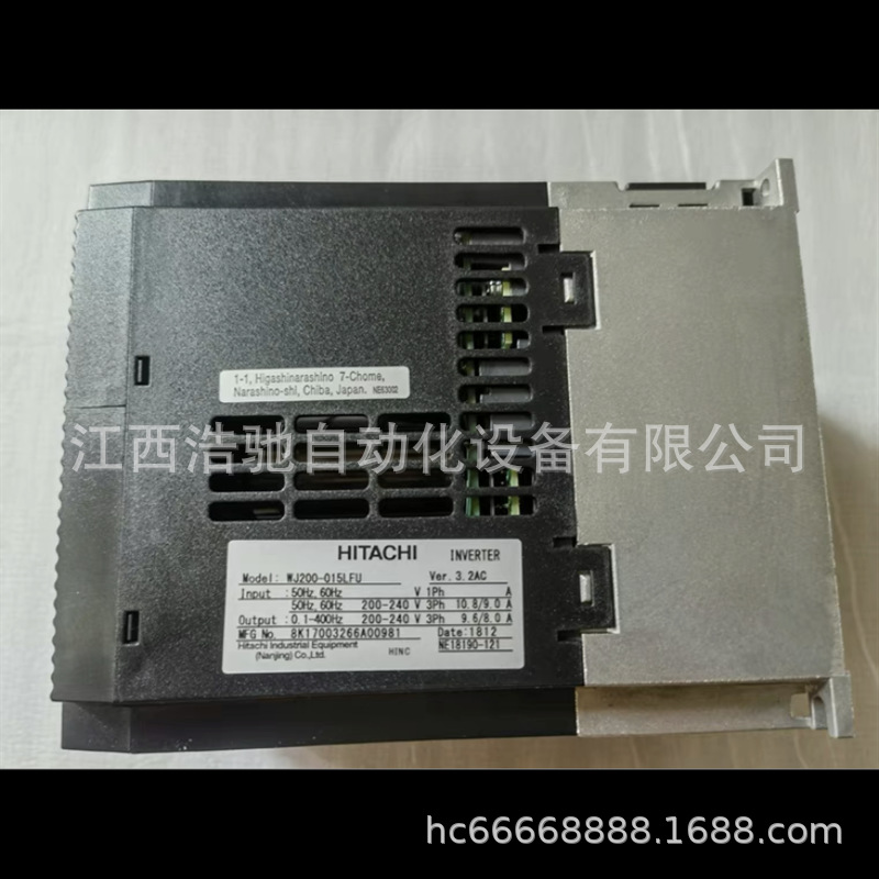 WJ200-037LF-M WJ200-055LF-M日立变频器全新原装正品议价