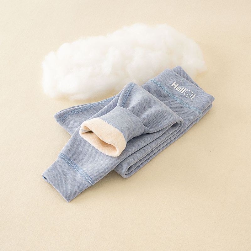 子供のウールのシルクの保温ズボンの二重の厚い制服の神器の保温ズボンの男女の中で大きい子供はズボンを打って代行します。|undefined