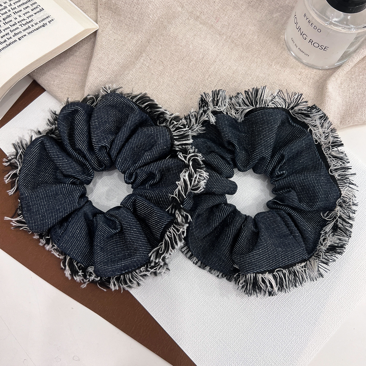Solid Color Pattern Vacation Classic Style Women's Solid Color Cloth Hair Tie