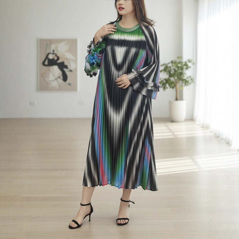Plus Size Women's Dress, Long Skirt, Elegant and High-End Nanyou Classy Women's Clothing, High-Quality Big-Name Robe Skirt for Women