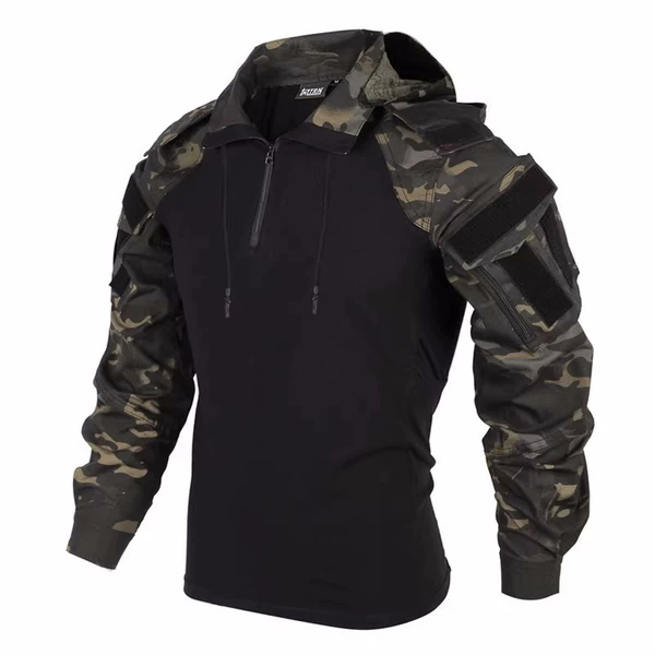 Second-generation frog clothing dark night camouflage-top