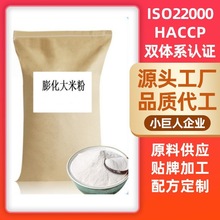 喜迎人家直供膨化大米粉熟大米粉25KG大袋装即食冲饮代餐粉原料