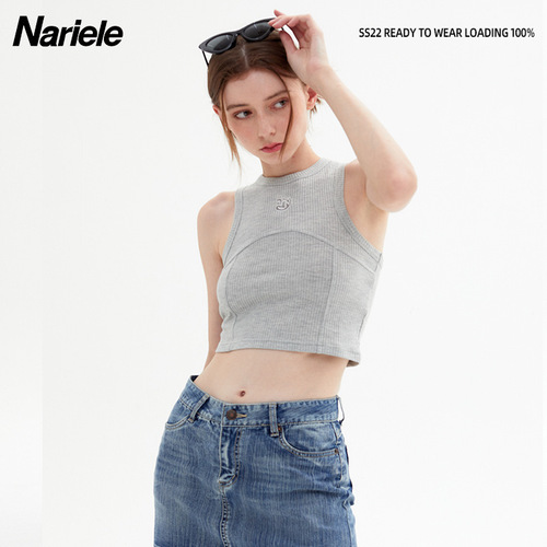 HeyHenry fashionable solid color sexy camisole for girls summer new pure lust top with slim design