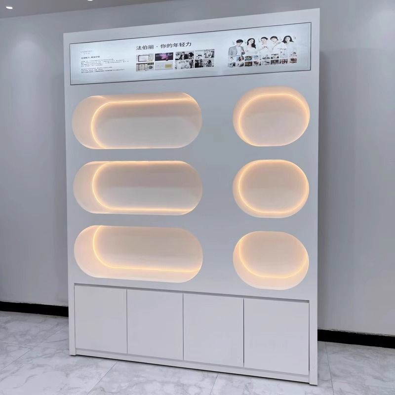 Cosmetics Display Cabinet, Courtyard Display Cabinet, High-End Skin Care Product Display Cabinet, Manicure Nail Polish Storage Cabinet, Cabinet