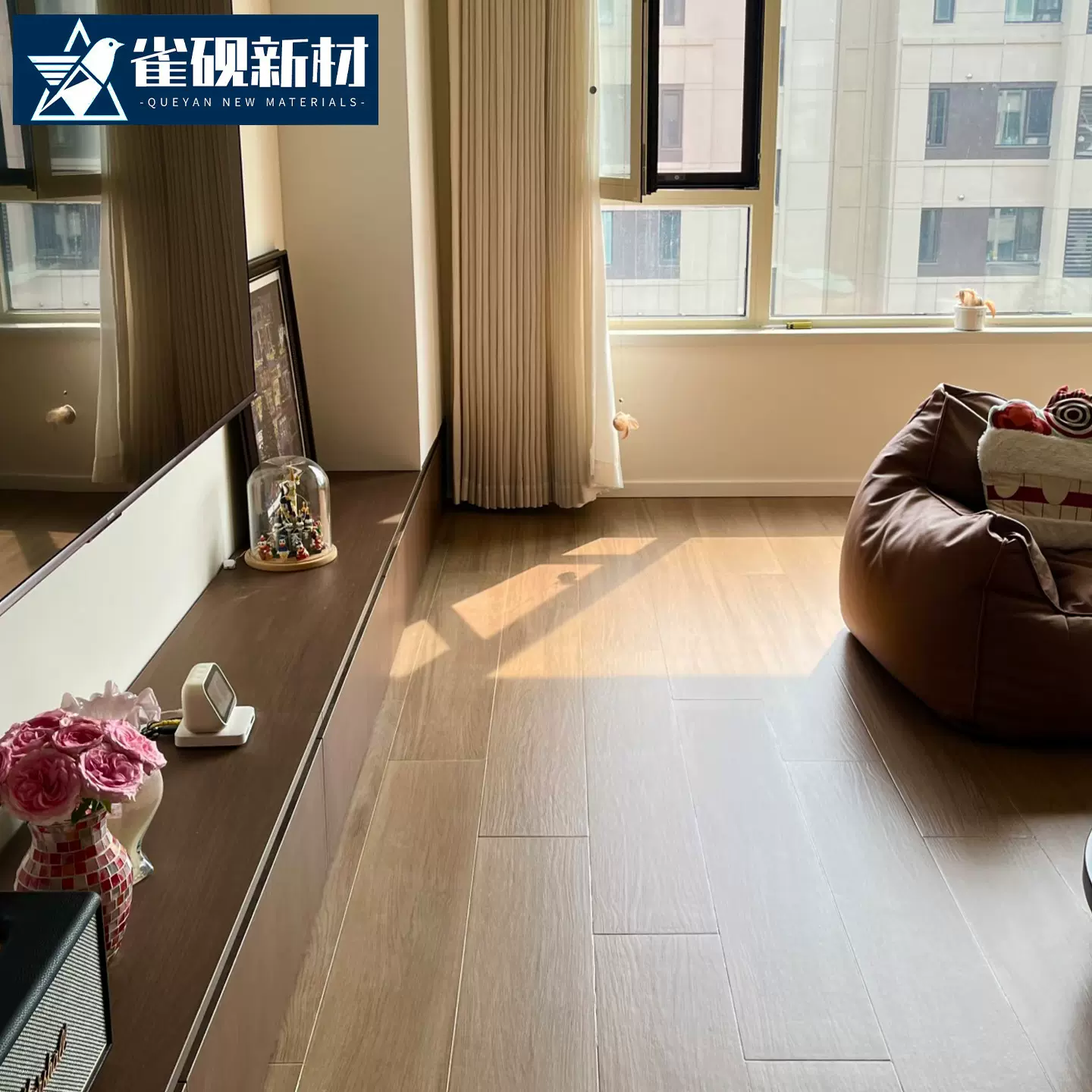 全瓷精雕木纹砖200x1200客厅卧室仿实木地砖书房阳台地板砖瓷砖