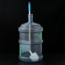 创意钢杆洗桶刷饮水机矿泉水桶刷子塑料球形纯净水桶清洁长柄刷子
