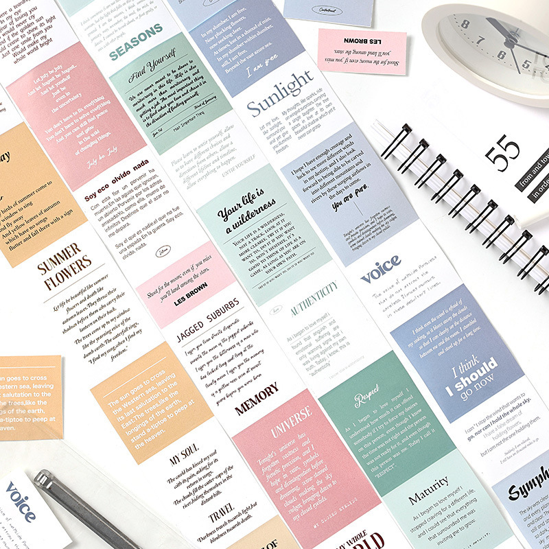 Caixa de cinta adhesiva de papel de papel de cobre Di Diario de cuentas de mano Pegatinas de paisaje Pegatinas de revistas europeas transfronterizas