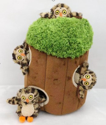 Amazon fuente árbol agujero Casa traje mascota perro escondite sonido de peluche de juguete creaking nido de gato en stock
