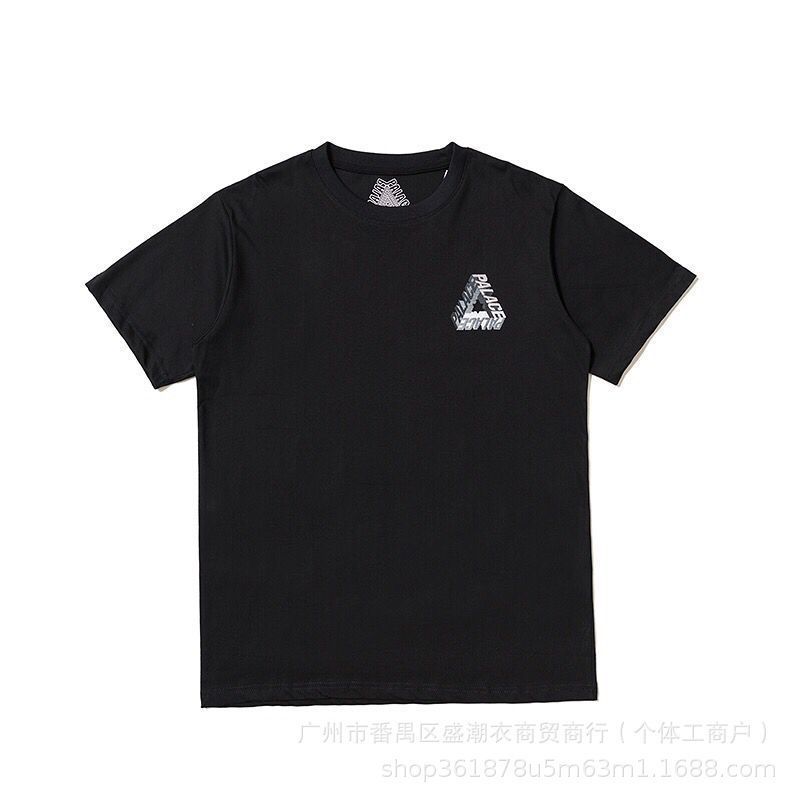 欧米の潮牌palace三角形双紗プリント高品質男女カジュアル半袖tシャツ|undefined