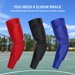 Foam basketball collision guard arm Lycra extended and compressed goalkeeper elbow guard for football, climbing, olive ball elbow and hand guard