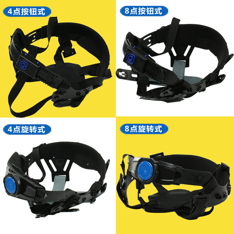 Safety Helmet Lining Accessories Removable Sweat Absorbing Strap Fiberglass Helmet Liner Knob Button Site Universal Hat Lining