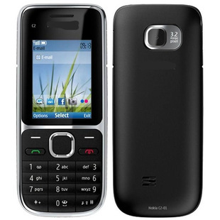 Cross-Border Mobile Phone C2-01 Non-Smart Mobile Straight Mobile China Unicom 3g Button Elderly Phone Cross-Border Export Mobile Phone