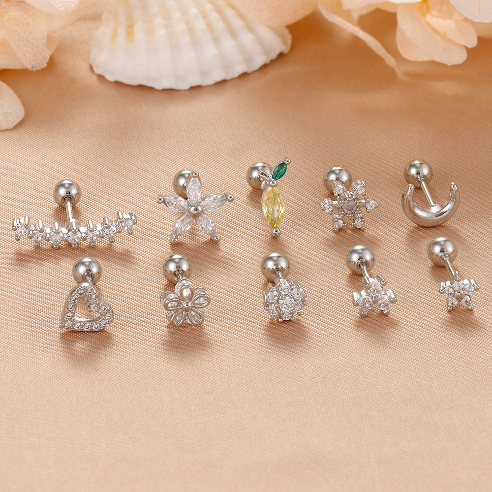 Hypoallergenic Titanium Sleep Stud Earrings For Comfortable Wear_voghion.com