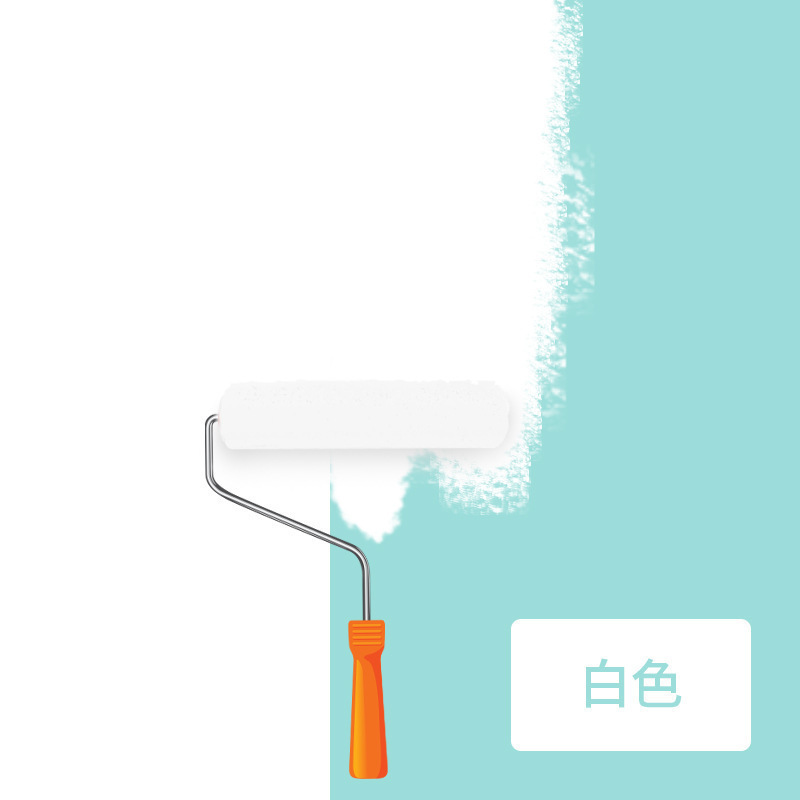 乳胶漆白色墙漆室内自无味墙白漆家用内墙面漆彩色墙漆涂料防霉