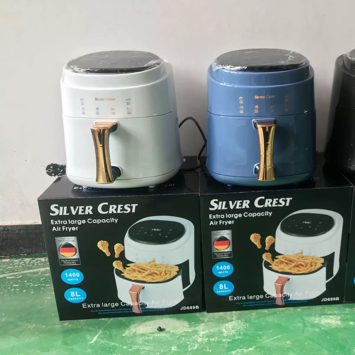 跨境SILVER CREST出口薯条机家用烘焙烤箱电炸锅厨房料理空气炸锅