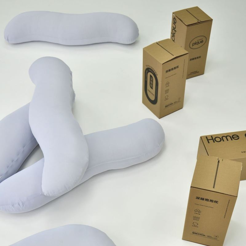 Duoduo の同じスタイルの惑星枕、脚枕、腰枕、女性が横向きに寝るための特別な長い枕、低反発素材、取り外し可能で洗濯可能|undefined