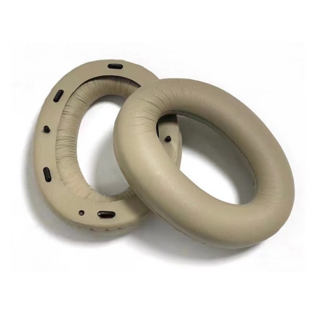 Almohadillas de cuero proteico dorado 1000XM2 [1 pieza con almohadilla de algodón adhesiva/libre]