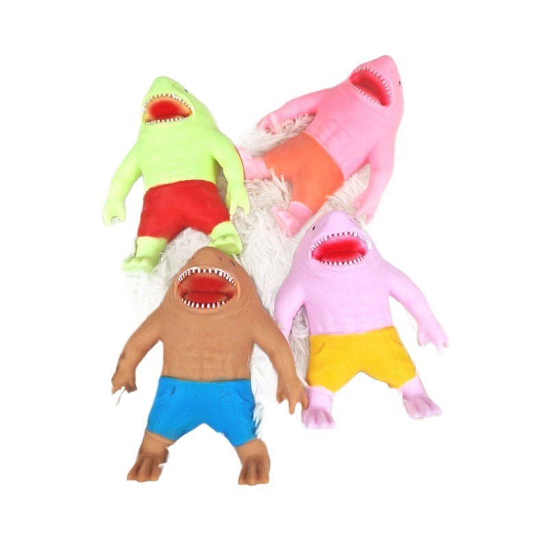 Juguete de descompresión de tiburón monstruo, serie sin arena, divertido, nuevo producto de alta calidad