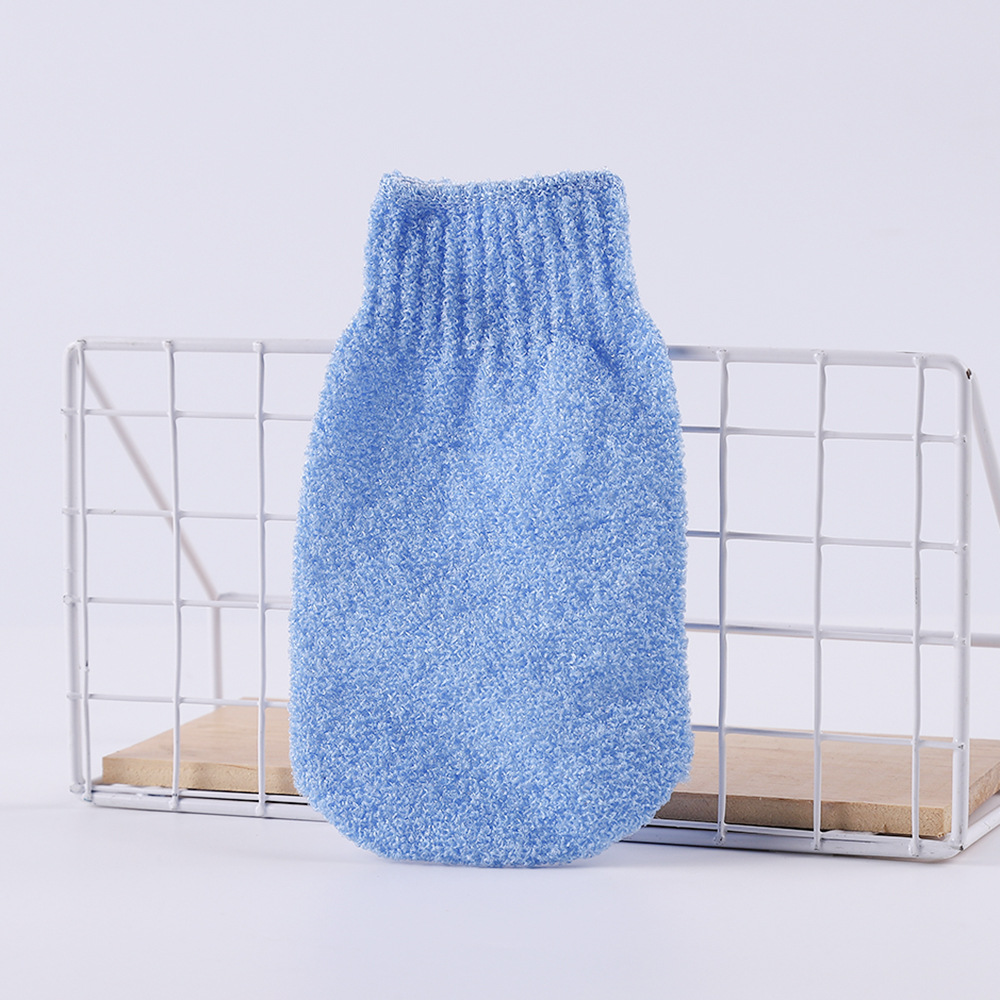 Suministro directo de fábrica de artículos de tocador, guantes de baño, baño esmerilado, toalla de baño, exfoliante, barro, frotamiento, espalda, guantes de baño