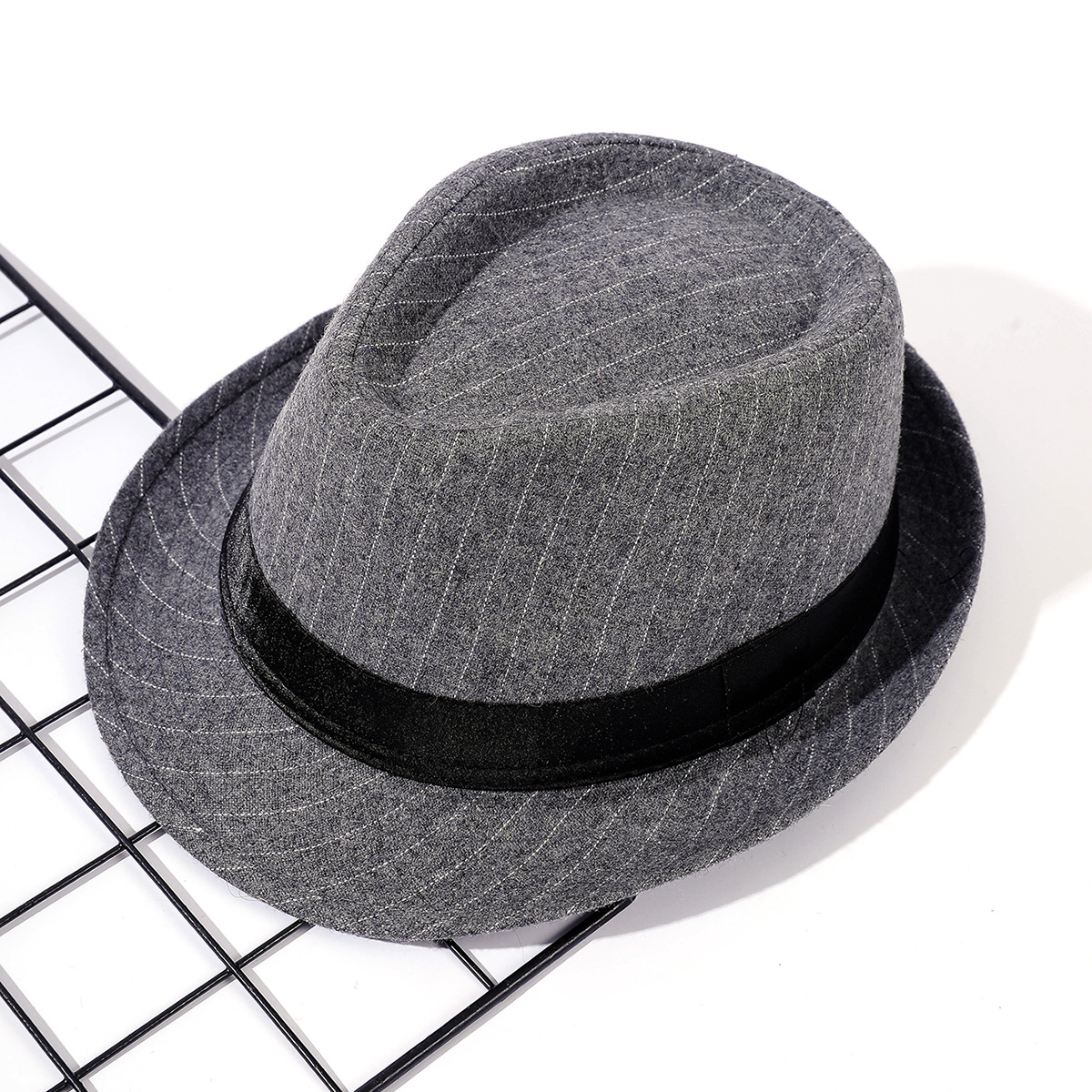 Otoño e invierno nuevos hombres británicos sombrero de lana sombrero Jazz de los hombres de mediana edad y ancianos sombrero