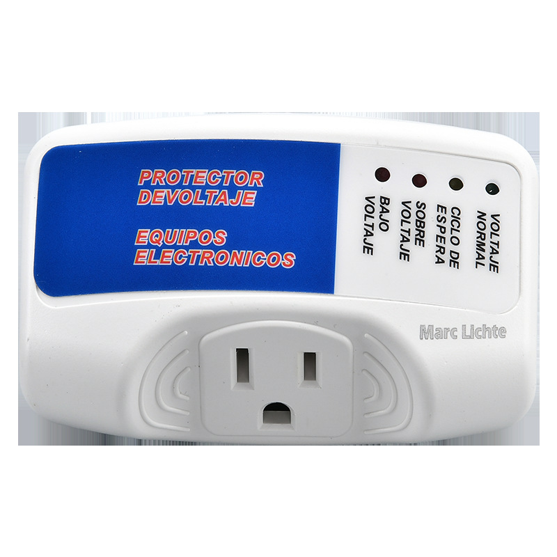Transfronterizo japonés estándar americano de tres agujeros y nueve agujeros protector contra rayos 120V220V protector estadounidense refrigerador sobrepresión y baja presión