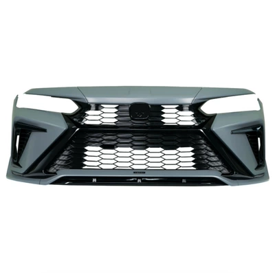 Big Surrounded Civic] Dark Night Max modification - front-bumper-primer-excluding-daytime-running-lights