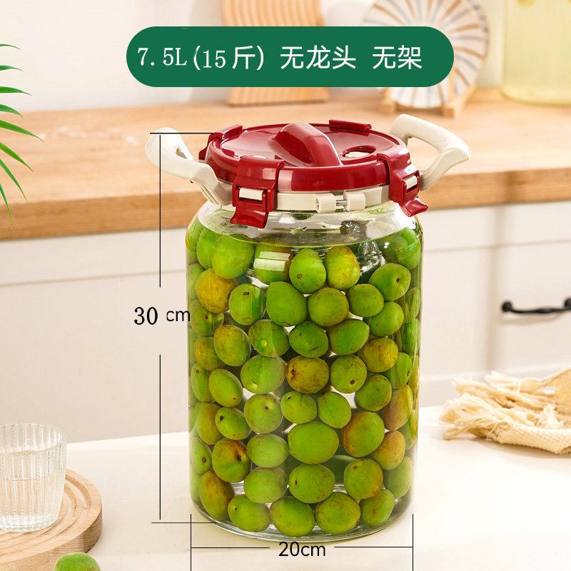 vidrio grueso resistente a altas temperaturas ciruela verde y arroz frasco