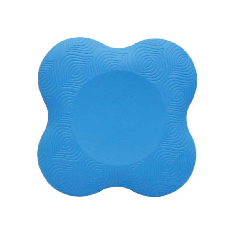 블루 요가 지원 무릎 매트