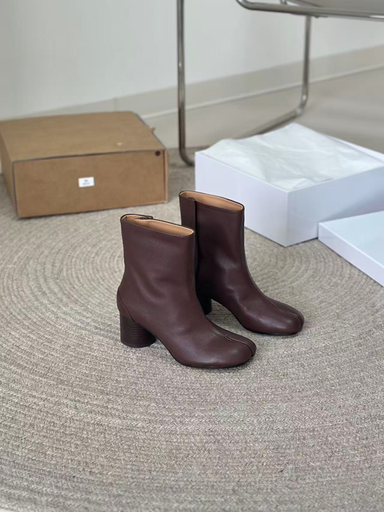 6cm 부츠 브라운