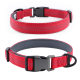 Cross-border A- buckle diving dog collar adjustable anti-wire pet sled dog reflective silk collar collar wholesale