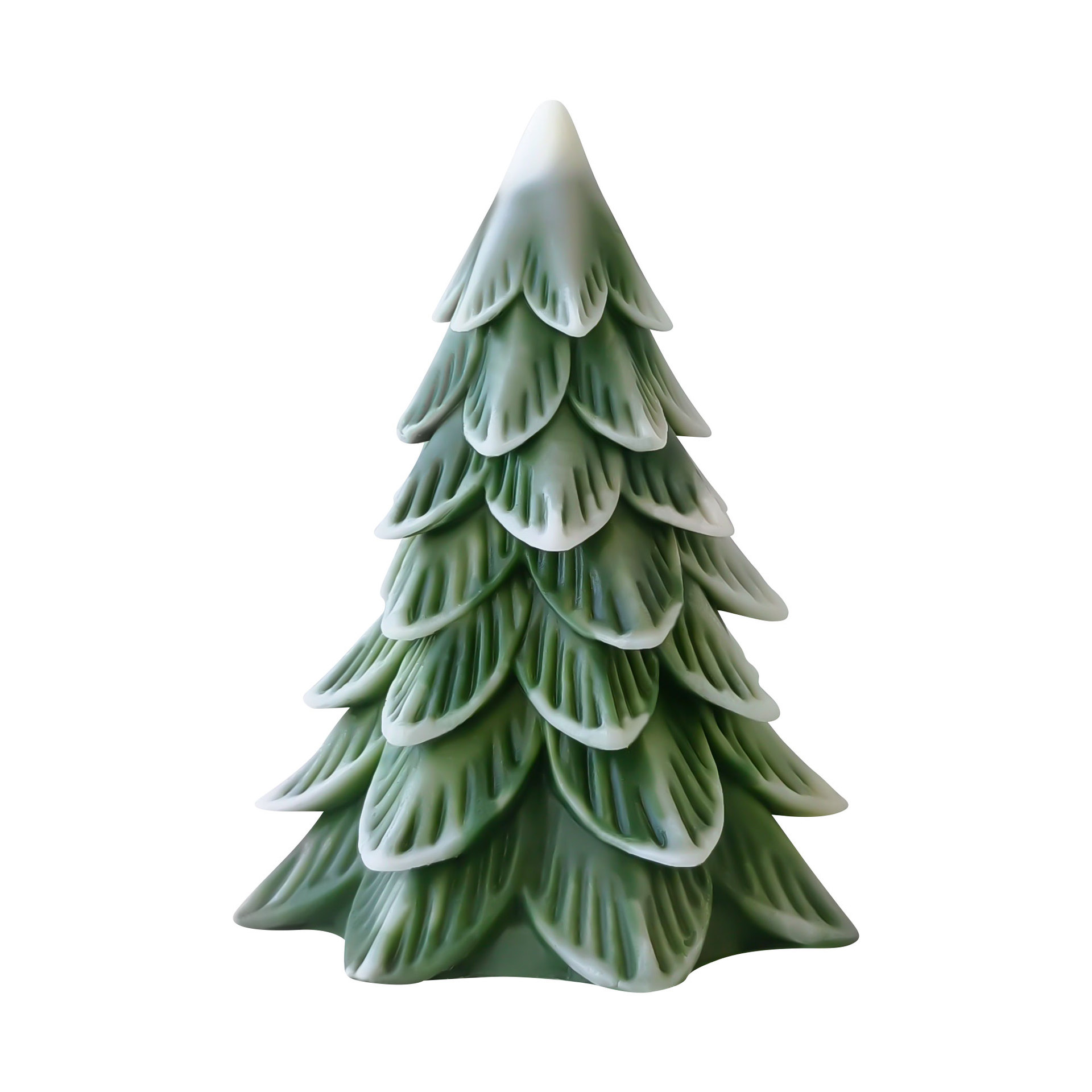 Jiahui árbol de Navidad banana molde DIY decoración de Navidad barra magnética vela adornos abrasivos