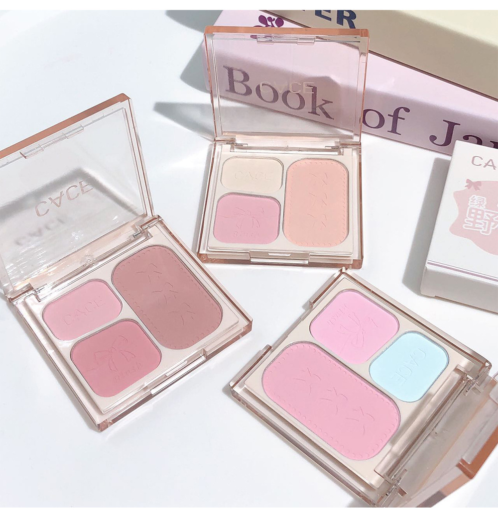 CACE's new "The Wizard of Oz" comprehensive blush palette, a set of three-color blush, natural and daily cross-border affordable wholesale undefined