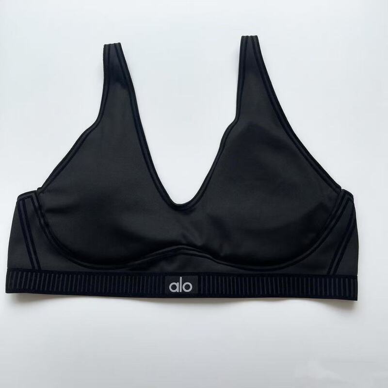 Alo 25Ss Yi Mengling's Same Letter Logo Sports Vest Intimates Bra Yoga Pants Fitness Shorts