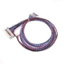 定制高清LVDS屏线 支持来图定制 单8双8同轴高清线液晶显示屏线