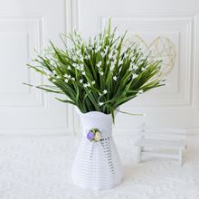 家居装饰仿真植物假花绿植摆放盆栽插花配草隔断装饰塑料花仔