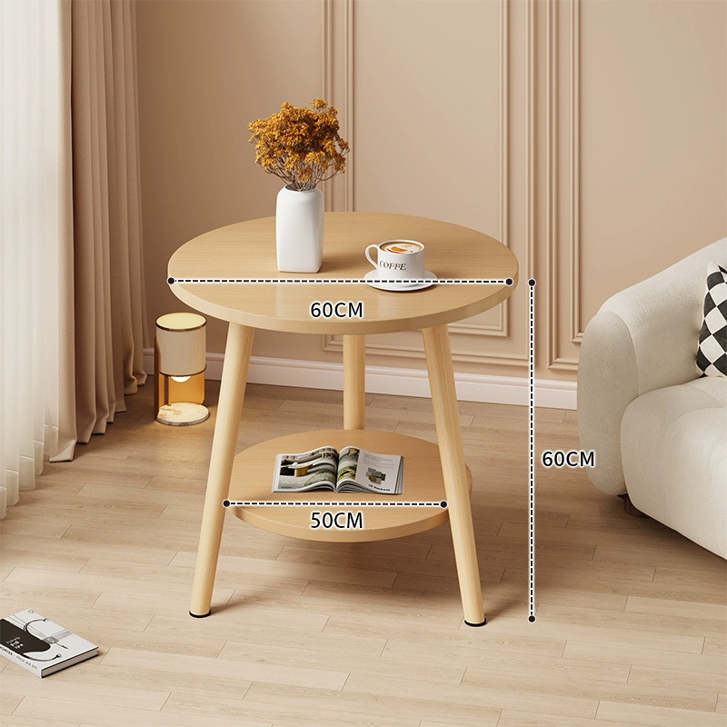 Mesa redonda pequeña mesa de té simple sala de estar casera sofá lado varios dormitorios mesas de cabecera creativas mini simple mesa de balcón