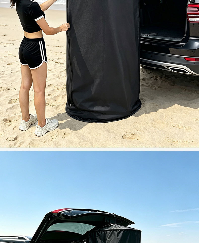 New outdoor round large changing tent, suitable for car camping, beach, forest, stall setup, showering, and changing clothes; ideal for outdoor camping