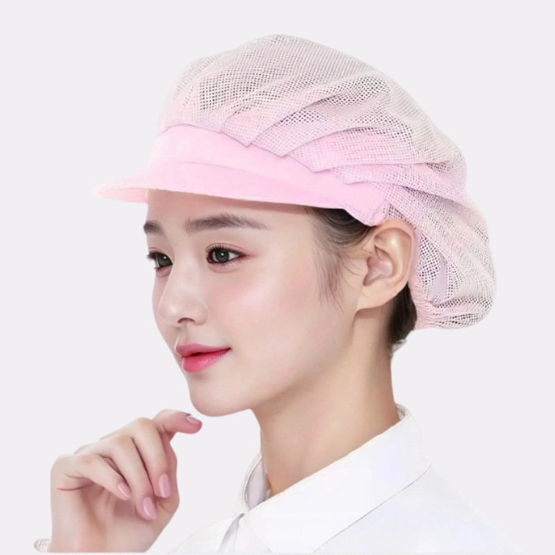 Sombrero de taller de alimentos respirable a prueba de humo de aceite sombrero de cocina sombrero de cocinera sombrero de cocinera sombrero de trabajo