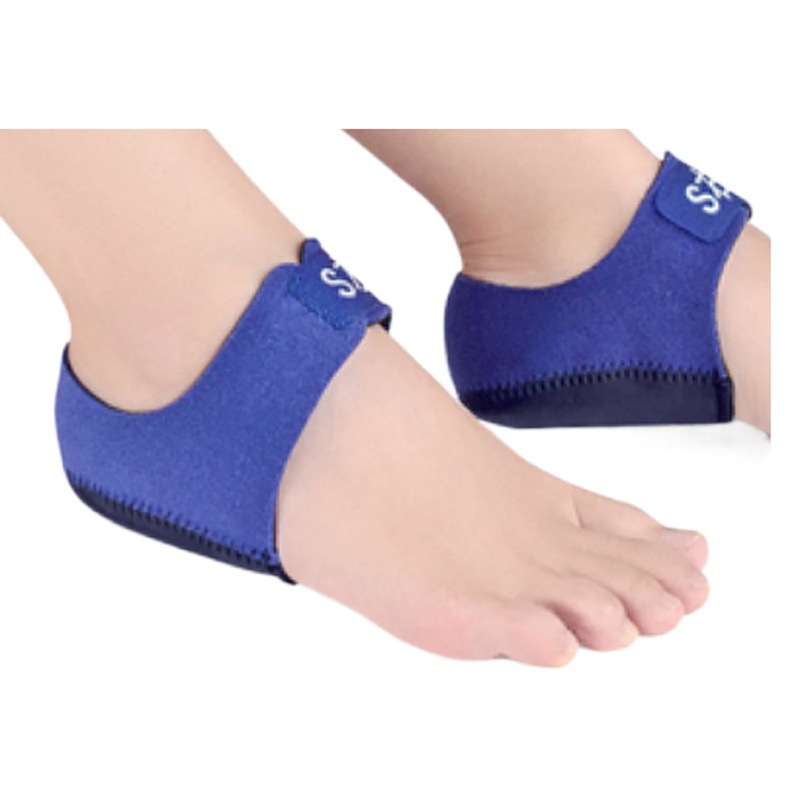 Cross-border Velcro talón cubierta del talón calcetines talón gel térmico cubierta protectora de los hombres y las mujeres de absorción de choque fatiga del pie