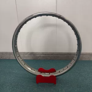 Motorcycle Chrome-Plated Steel Rim, Polished Spoke Wheel Rim, 17-Inch 18inch Universal Rim Repair Replacement Part for Export