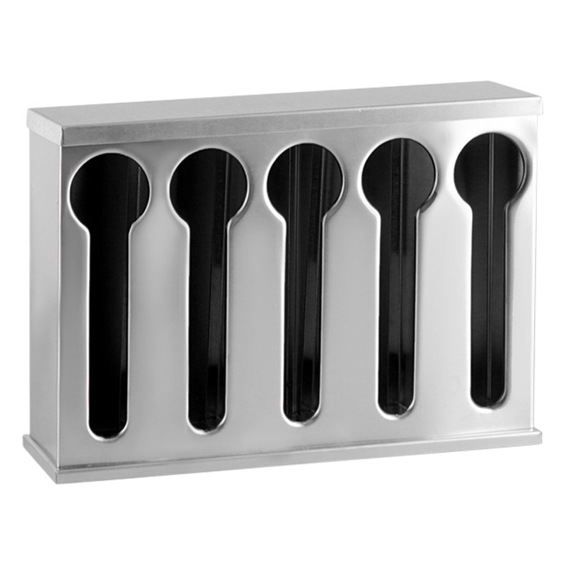 marco de cuchara de acero inoxidable con cubierta palillos marco de cuchara de almacenamiento recipiente comedor marco de cuchara de melamina marco de cuchara cuadrado marco de almacenamiento de palillos