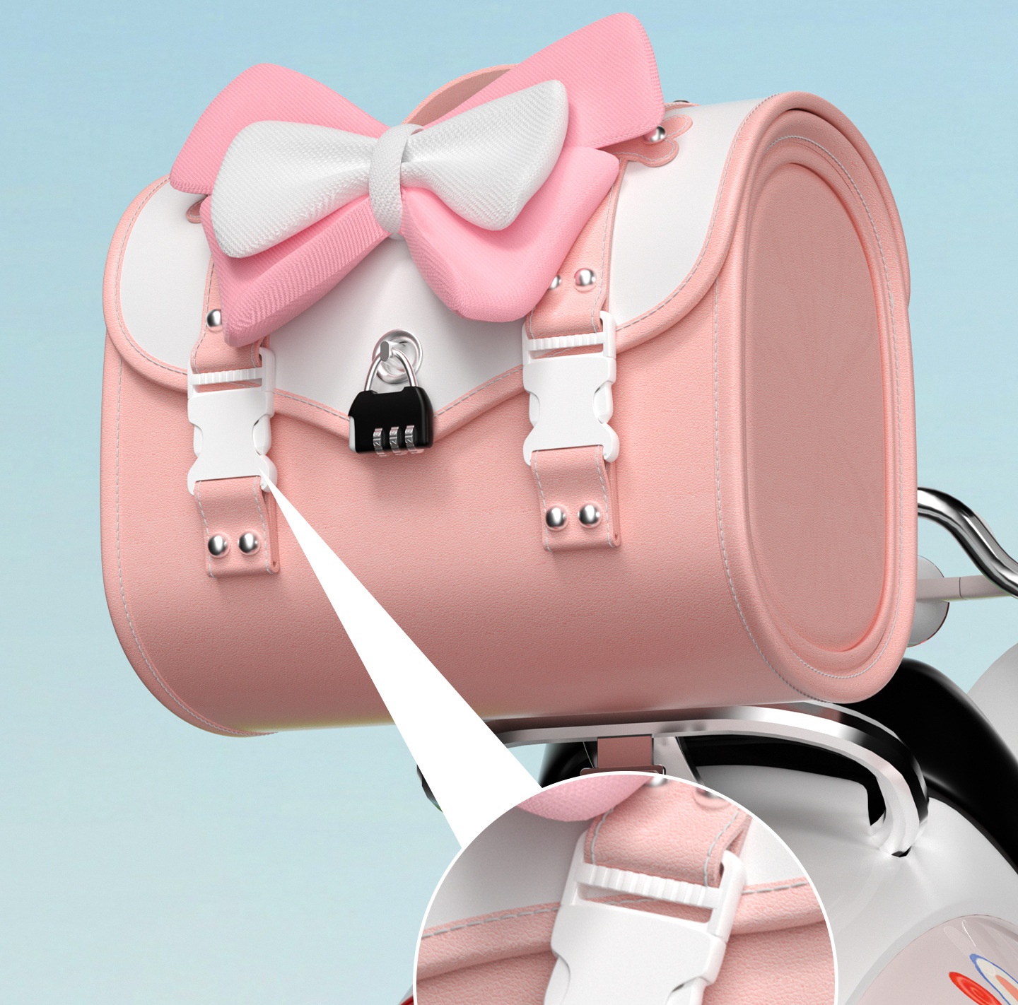 Electric Vehicle Trunk Large Waterproof Motorcycle Storage Tail Bag Battery Car Hanging Bag Universal Decorative Rear Tail Bag