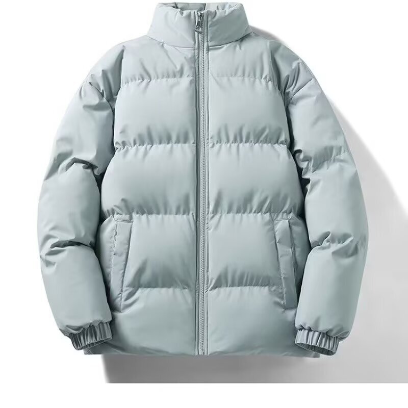 Down cotton-padded jacket autumn and winter new cotton-padded jacket stand collar double-sided wear men's and women's thickened plus size coat men's trendy all-match Down cotton-padded jacket autumn and winter new cotton-padded jacket stand collar double-sided wear men's and women's thickened plus size coat men's trendy all-match