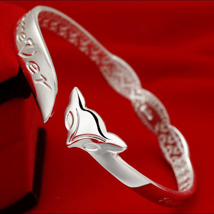 Серебряная браслет, модная ювелирка, оптовая торговля, корейский стиль