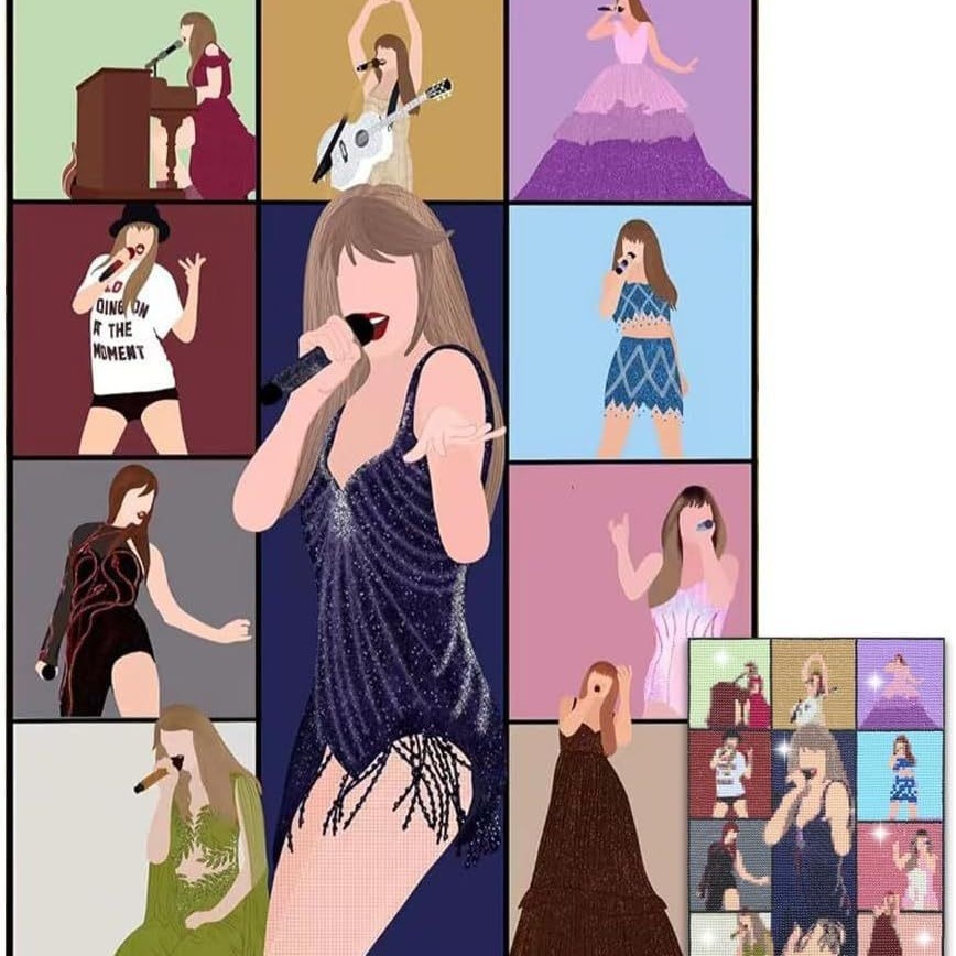 Pintura de Diamantes Transfronteriza DIY: Venta Directa de Fábrica, Decoraciones de Pegatinas de Diamantes de Gran Tamaño para Sala de Estar