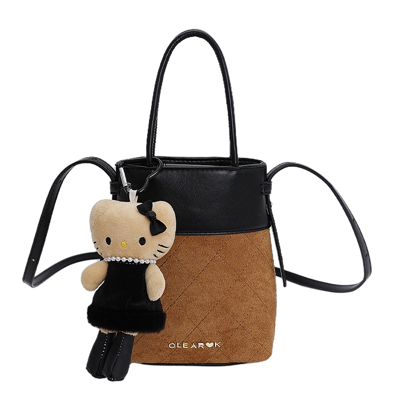 Bolsa de mano transfronteriza de diamante universal bolso de cubo de agua mujer otoño y invierno 2025 nuevo estilo de alta calidad bolso de hombro bolso de viaje