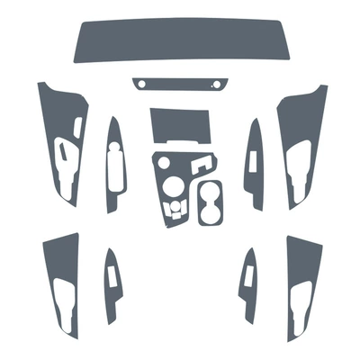 Center Console Navigation Screen — Car interior film