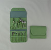 Folding bag, matcha, nail scissors for manicure, set for nails