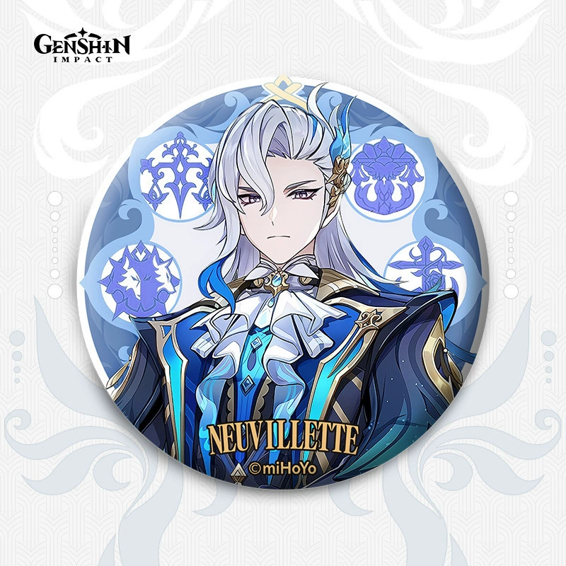 Набор значков персонажей Fengbaji Genshin Impact, 5,8 см, коллекционные значки, разные герои